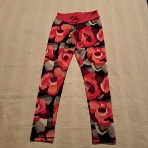 Gymboree Gymgo size Large or 10-12 leggings, floral absteact print